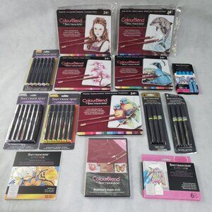 Spectrum Noir Markers Lot Pencil Pen Set Crafter's Companion DVD Card Making Art